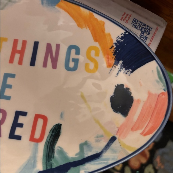 Colorful Ceramic Serving Platter - Picture 6 of 10